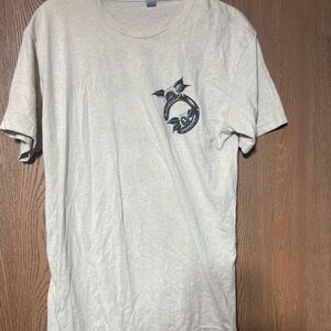 Men's Cream Graphic T-Shirt